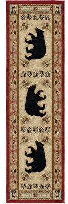 Mayberry Rug American Destination Woodlands Bear Lodge Area Rug