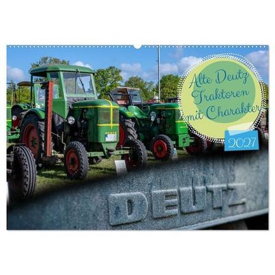 Alte Deutz Traktoren mit Charakter (Wandkalender 2027 DIN A2 quer), CALVENDO Monatskalender