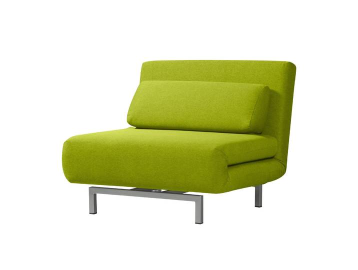 Fauteuil convertible COPPERFIELD Vert/Citron vert Tissu Zahira 92 x 78 x 85cm