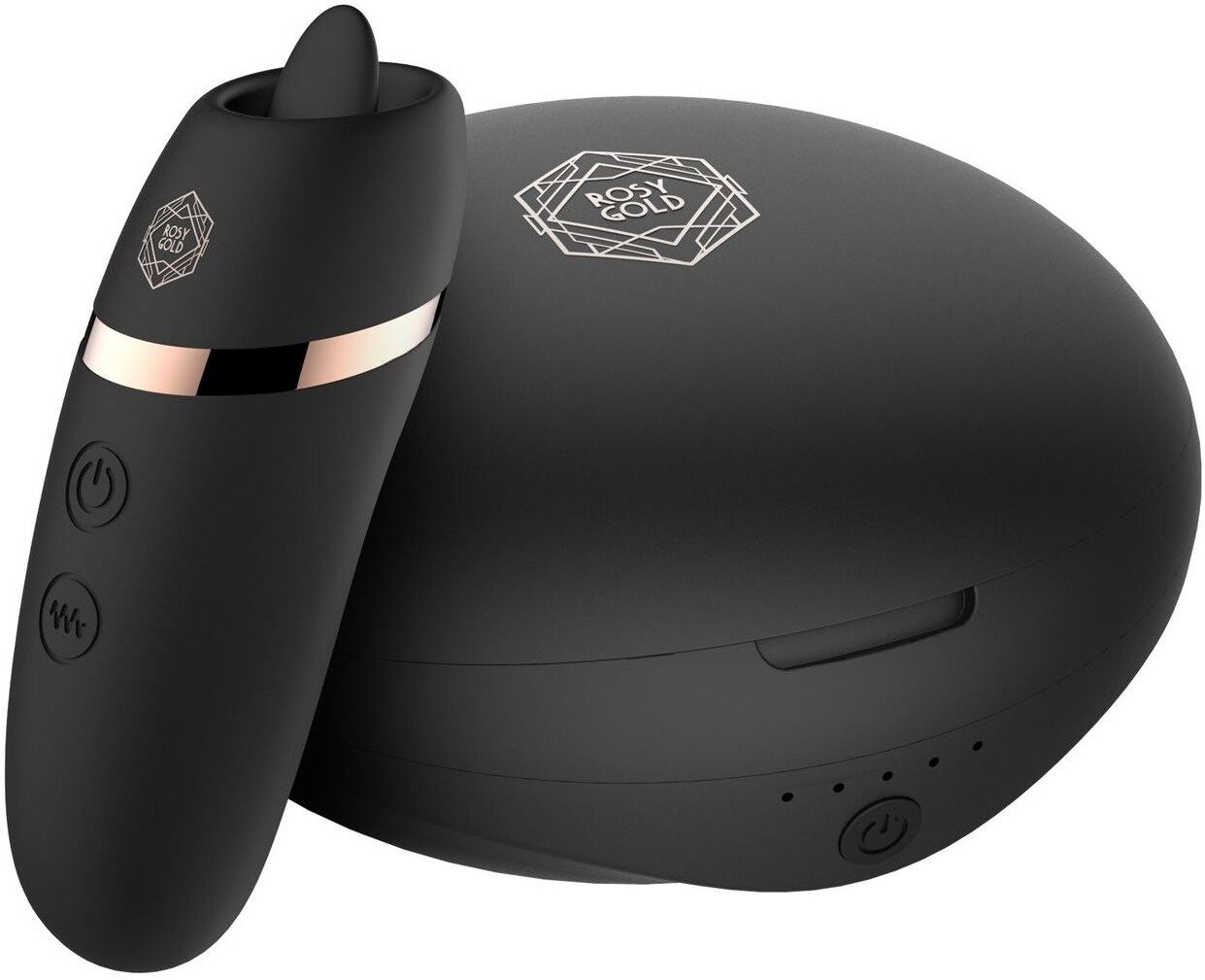 Rosy Gold Stimulateur clitoridien avec effet léchage et vibrations puissantes