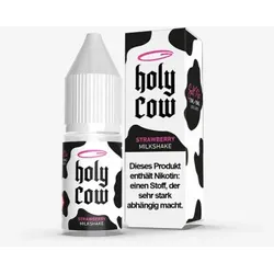 Strawberry Milkshake NicSalt Liquid by Holy Cow 10ml / 20mg