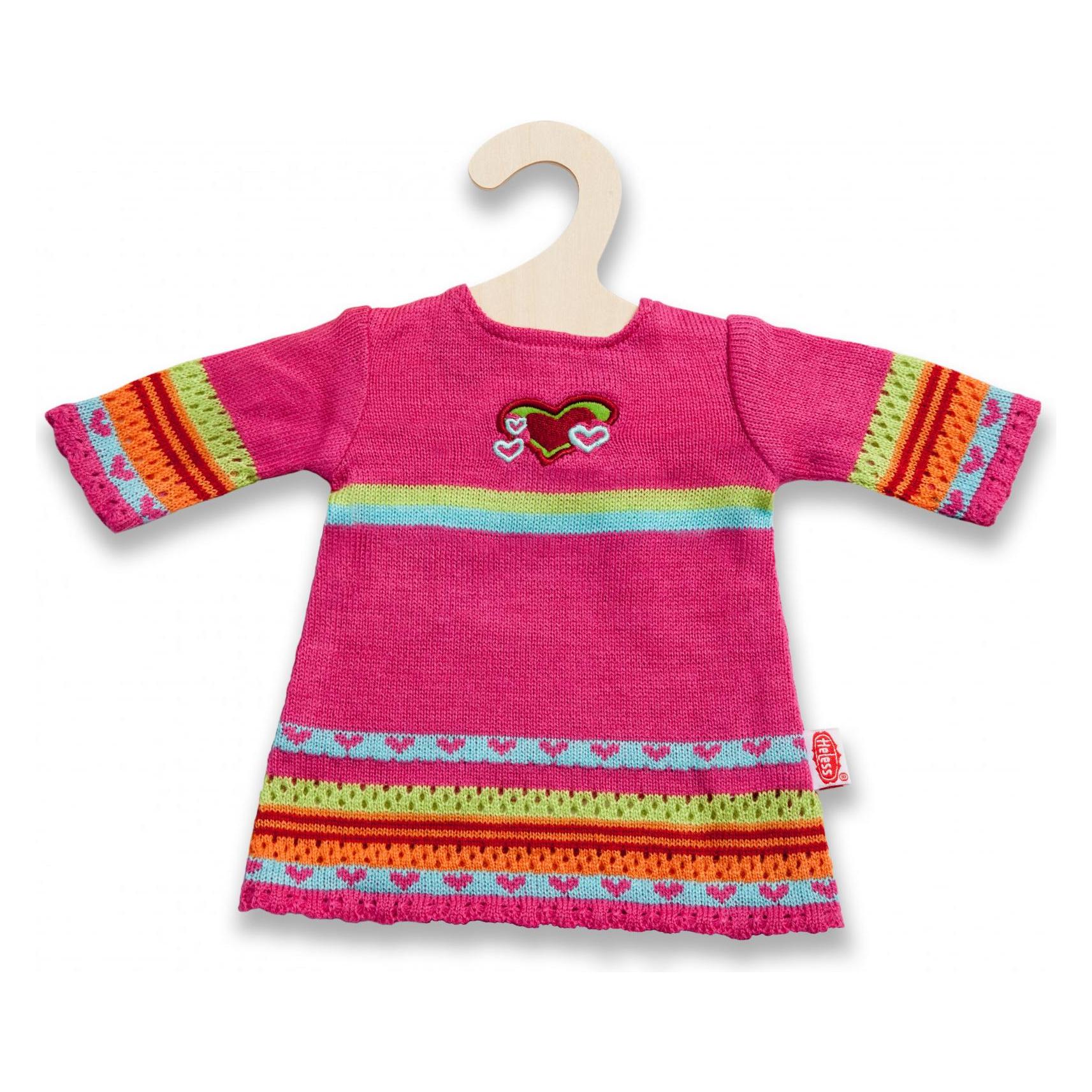Heless Gestrickte Puppen Kleid herzhaft (2533)