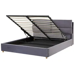 POLSTERBETT 160/200cm Grau Batilly
