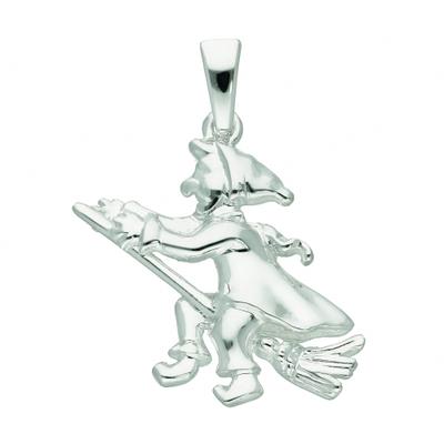 Kettenanhänger ADELIA´S "Damen Silberschmuck 925 Silber Anhänger Hexe", silber, Schmuckanhänger, Damen, Silber 925 (Sterlingsilber), Kettenanhänger, 925 Sterling Silber Silberschmuck für Damen