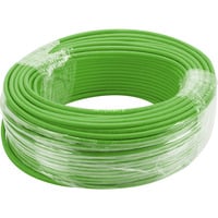 Professional Cat.8.2 S/FTP Verlegekabel simplex, Dca grün, 100 Meter Rolle