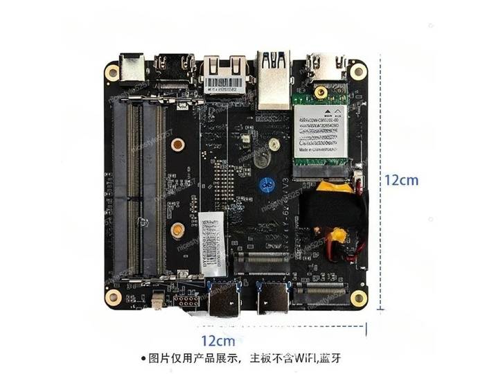 Carte mère industrielle mini-ordinateur, AMD 5500U 5800H 5825U 5600H, mini PC, carte mère d'ordinateur industriel avec double port LAN