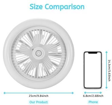 Uplift Picks AirHalo Portable Ceiling Fan Compact USB Rechargeable Mini Fan AirHalo Portable Ceiling Fan Compact USB Rechargeable Mini Fan