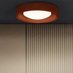 OSRAM Deckenleuchte Orbis Concrete 13W Ø 30 cm - Dekorative Leuchte aus Beton in braun - dimmbar in drei Stufen durch wiederholtes Schalten