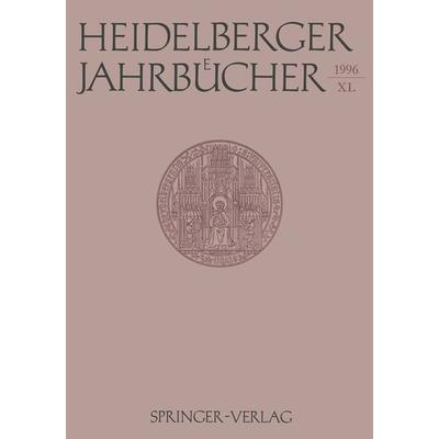 Heidelberger Jahrbücher, Taschenbuch von , Springer Berlin, 978-3-540-61733-4