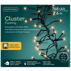 Lumineo LED Compact Beleuchtung Outdoor L.600 cm 68L klassisch warm flash