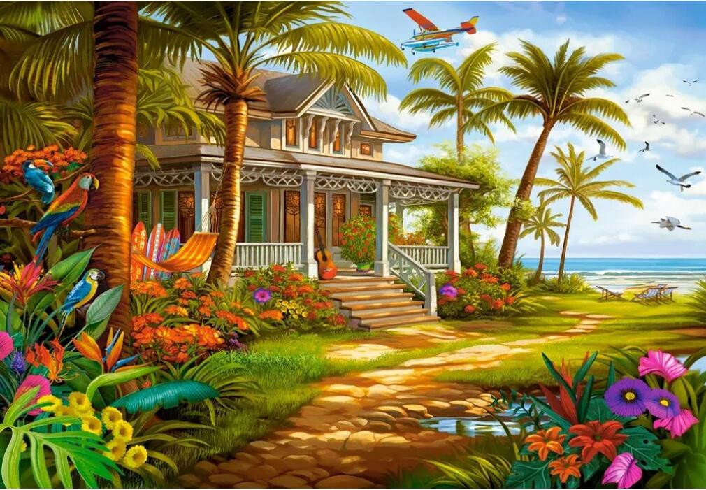 Castorland Palmpuzzel Puzzel met 1500 stukjes