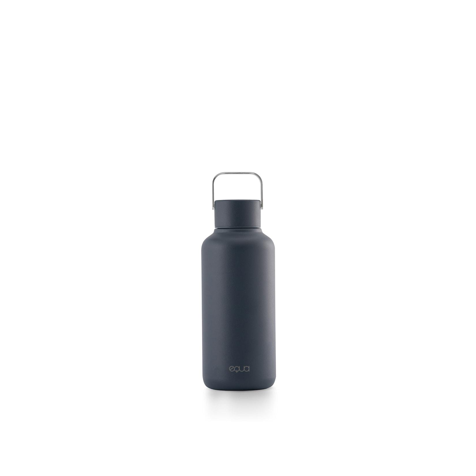 Timeless Edelstahltrinkflasche Navy, 600 ml, einwandig