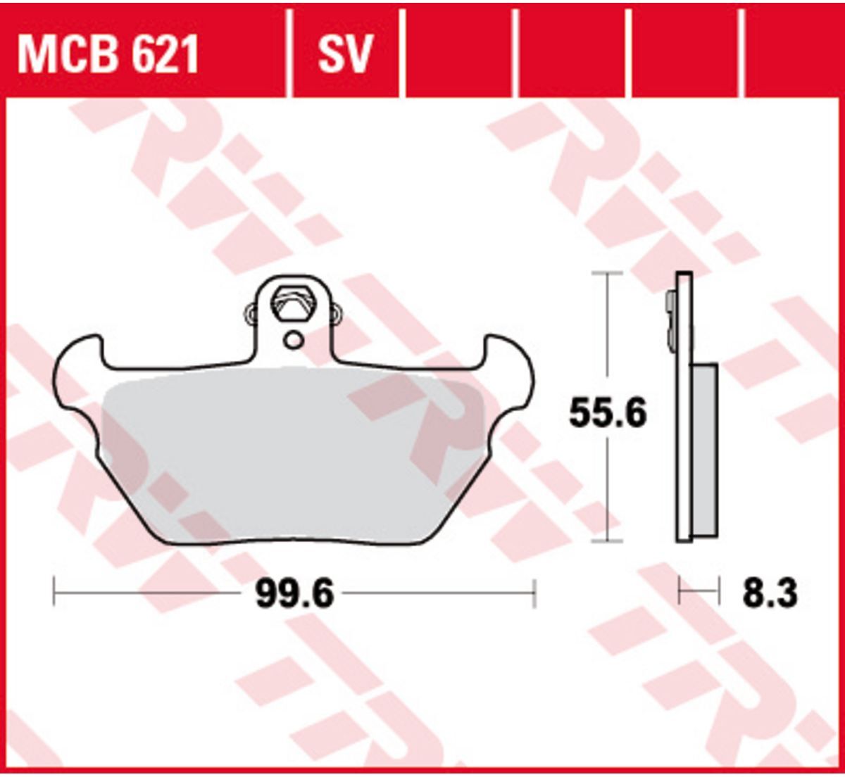 Bremsbelagsatz TRW MCB621