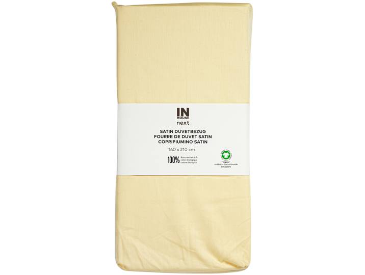 Inhouse Duvet Gots Satin 160x210 kamille