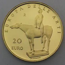 Goldmünze 20 Euro "Marini" 2003 Europa delle Arti Serie (Italien)