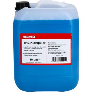 Reinex Klarspüler R13, streifenfreie & schnelle Trocknung, Kanister, sauer, 10 Liter