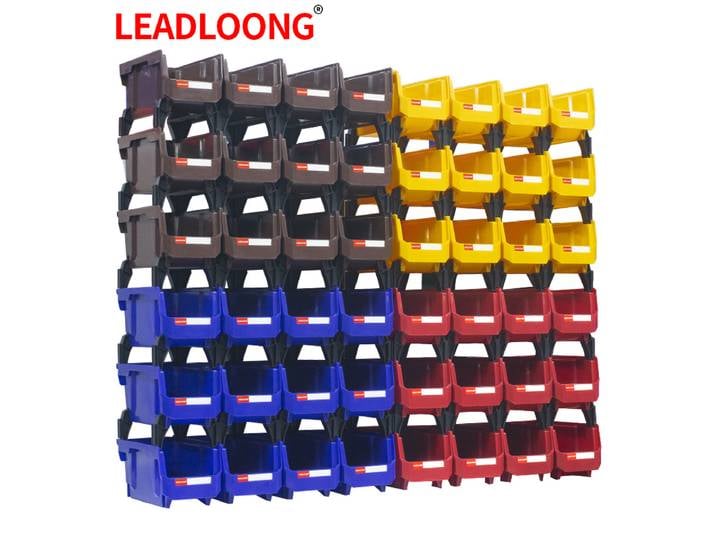 LEADLOONG-Boîte de garage V3, étagères de marchandises d'atelier, pièces de vis de poubelle d'évaluation, mallette de rangement de matériel, 12 pièces, 11x5x5 pouces, 27.6x13.9x12.8cm