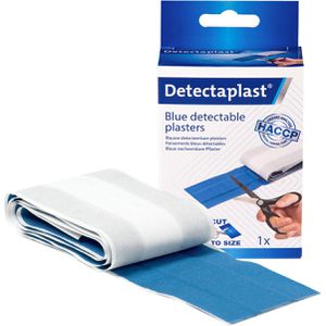 Detectaplast Pflaster Elastic, 1 Rolle, detektierbar, elastisch, sensitiv, 1m x 6cm