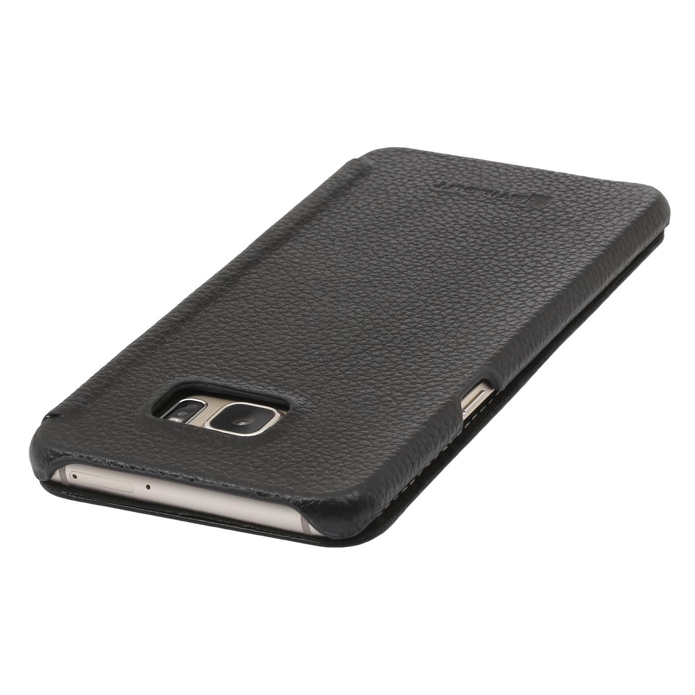 StilGut Book Type Case ohne Clip für S6 Edge+, schwarz (Samsung Galaxy S6 Edge+) (B01411FFQM)