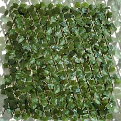 Lumibee "1pcs 32"" x 50"" Artificial Ivy Hedges Screen Expandable Privacy Fence"