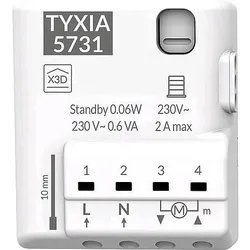 Delta Dore TYXIA 5731, Schalter + Taster, Weiss