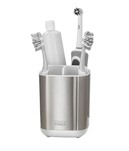 Joseph Joseph EasyStore Steel Tandenborstelorganiser - Wit