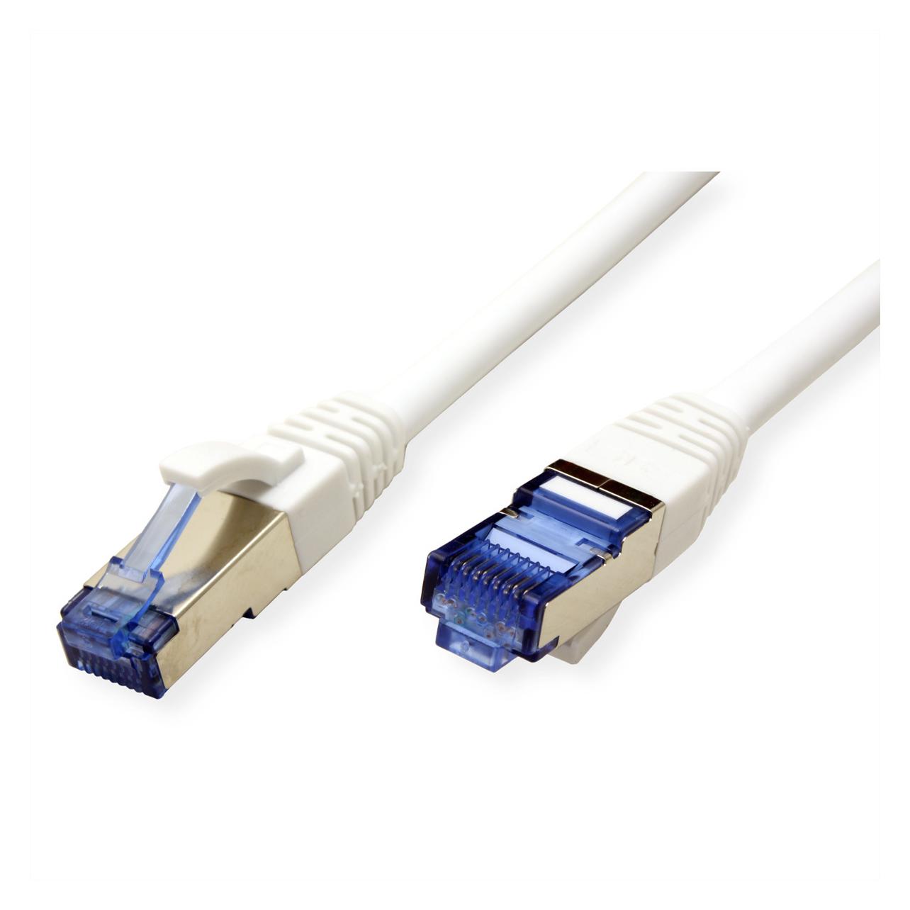 Value S/FTP Patchkabel Kat6A weiss 0.3m (PiMF, S/FTP, SFTP, CAT6a, 0.30 m) (21.99.1974)