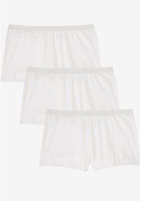 Plus Size Women's Boyshort 3-Pack by Comfort Choice in White Pack (Size 13) Underwear