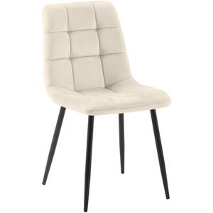 CLP Esszimmerstuhl Antibes, 321444, Samt, creme