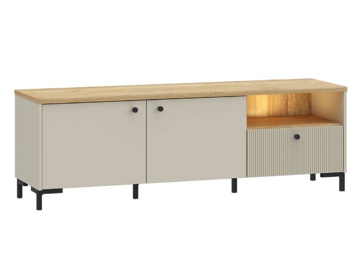 Meuble tv Bixbi Chene/sable - Basika