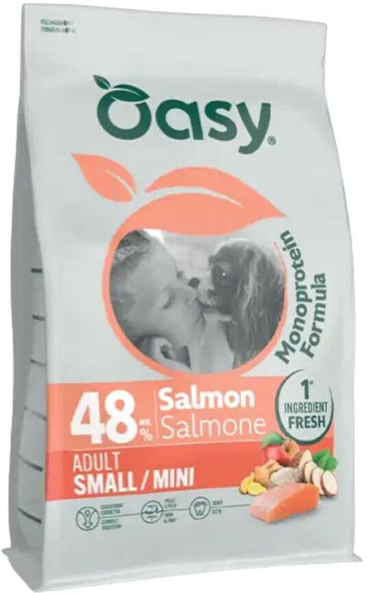 Oasy Monoprotein Dog Adult Small Mini Salmone 6KG