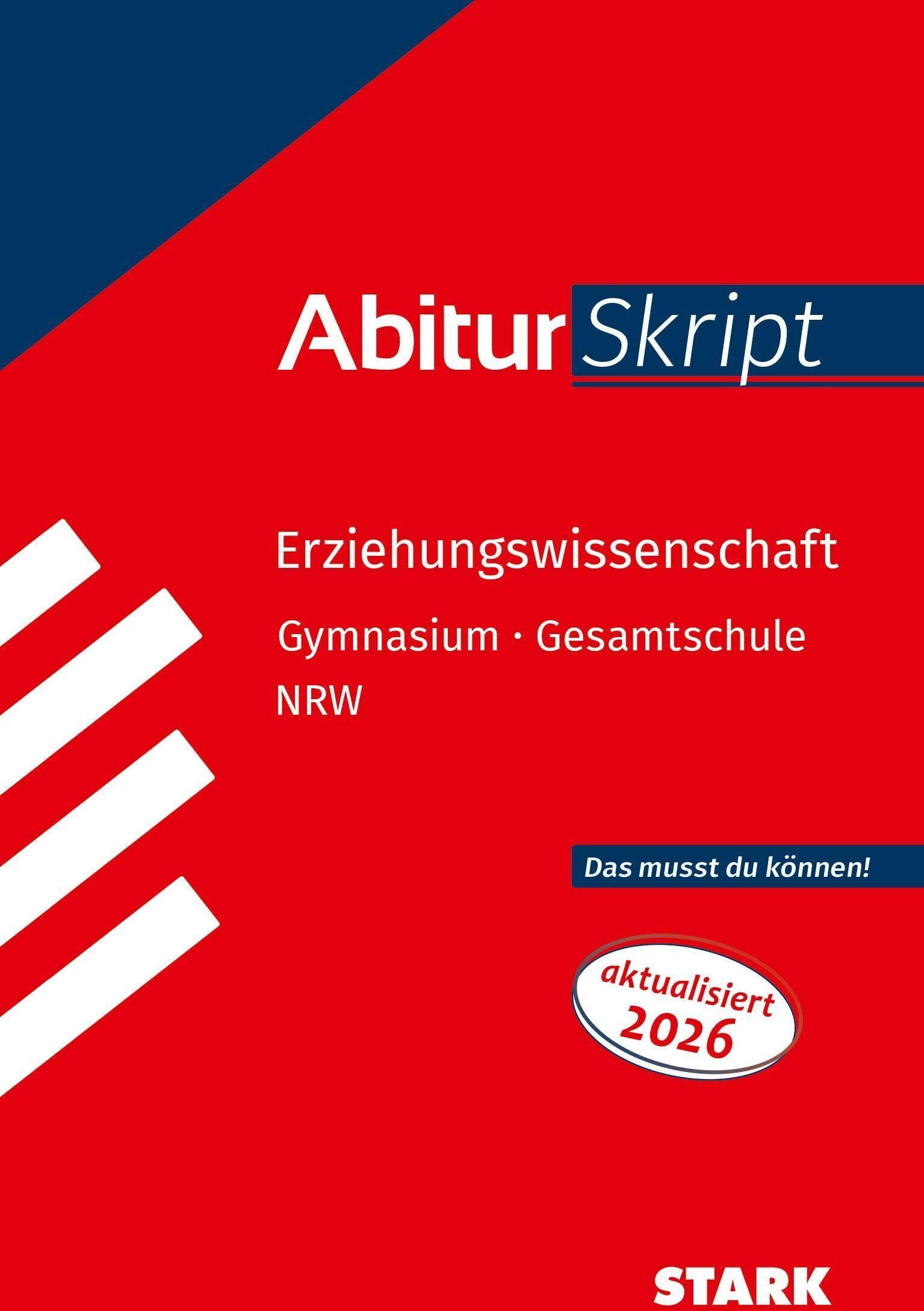 Mariana Durt - STARK Erziehungswissenschaft - AbiturSkript NRW - Preis vom 17.10.2026 19:25:27 h