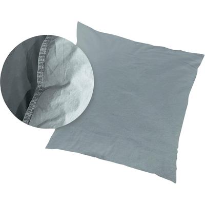 Kissenbezüge PRIMERA "Kissenbezüge »Stone Washed«, Primera (2 Stück)", grün, B:40cm L:40cm, Renforcé, Obermaterial: 100% Baumwolle, Kissenbezüge, mit Stone-Washed Optik