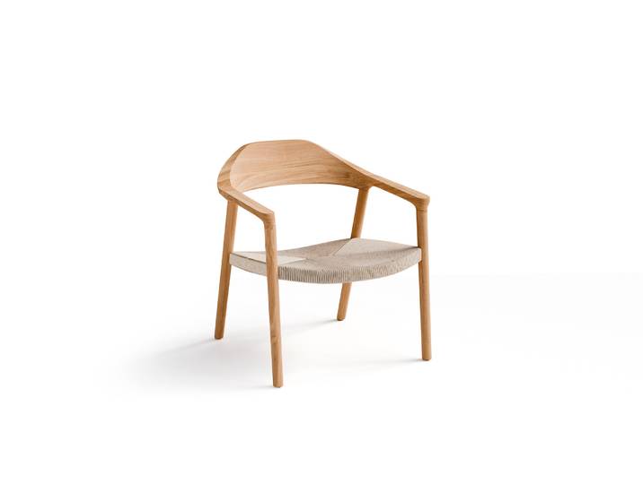 Suns Pemba Lounge/Dining Gartensessel Teak/Geflecht Natur