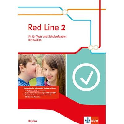 Red Line 2. Klasse 6. Ausgabe Bayern. Fit für Tests und Schulaufgaben, Set von , Klett Schulbuchverlag, 978-3-12-547327-0