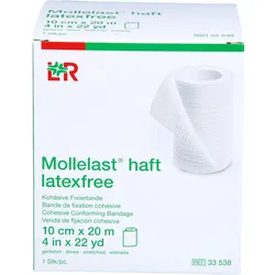 Mollelast Haft Binden Latexfrei 10 cmx20 M Weiß 1 ST