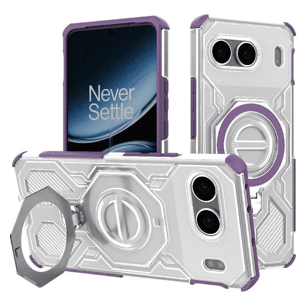 Techsuit - Carbon Shield PRO - OnePlus Nord 4 - Purple Transparent (OnePlus Nord 4) (59456647)