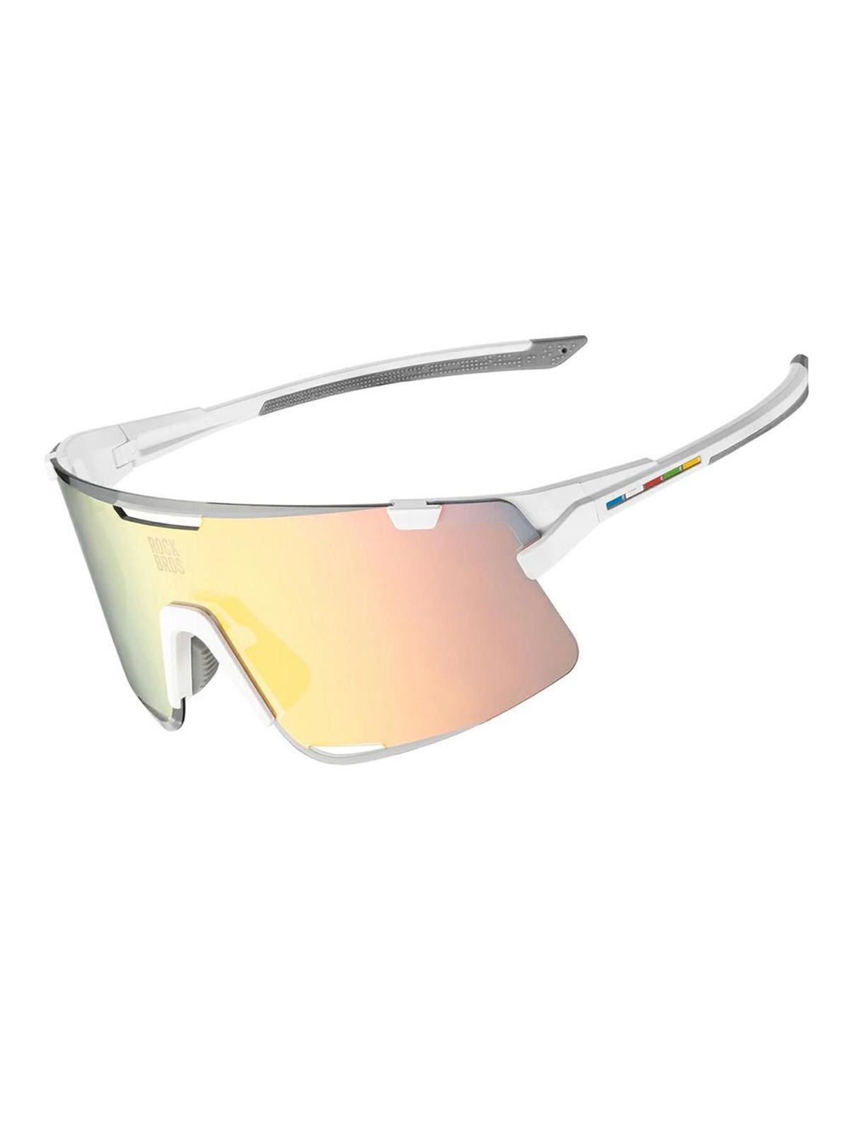 Rockbros SP338 ROAD TO SKY Cycling Glasses with Interchangeable Lenses - Cream