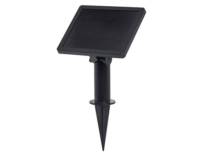 LEDVANCE ENDURA HYBRID Panneau solaire\, composants de lampes hybrides\, noir\, plastique\, indice de protection IP67\, fonctionnement solaire & sur secteur\, applications multiples\, installation simple
