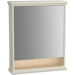 VitrA Valarte LED-Spiegelschrank 63 cm Elfenbein Matt 1 Tür Softclose Wandmontage