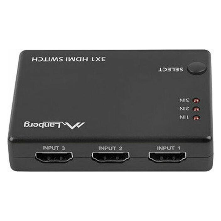 Lanberg -SCHALTER VIDEO 3X HDMI + PORT MICRO USB SWV-HDMI-0003 (SWV-HDMI-0003)