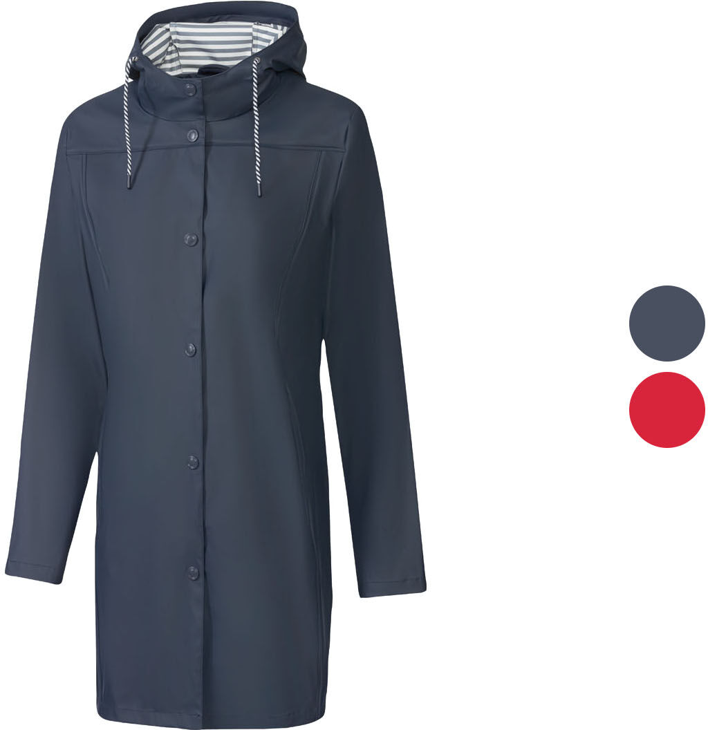 CRIVIT Damen Regenparka mit verlängerter Rückenpartie