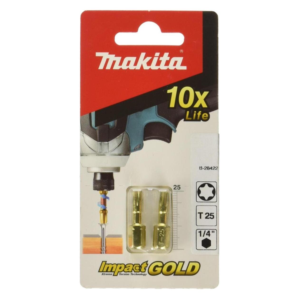Makita B-28422 2 STK TORX-BIT TX25 25MM (45458608)