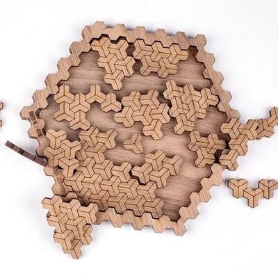 Uplift Picks Impossible Wooden Puzzle For Adults 3D Brain Teaser Game puzzle 01
