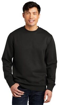 District DT6104 V.I.T. Fleece Crew T-Shirt in Black size 3XL   Cotton