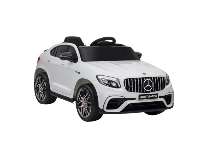 HOMCOM Kinder Elektroauto Mercedes-Benz AMG GLC63S Coupe 12V Weiß
