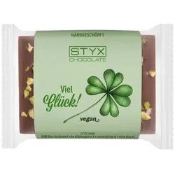 STYX Edelbitterschokolade mit Pistazie - Viel Glück bio
