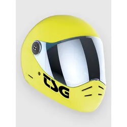 TSG Pass 2.0 Solid Color +Bonus Visor Helm satin acid yellow Gr. S