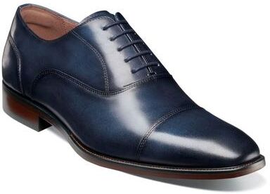Florsheim Sorrento Lux Cap Toe Bal Oxford - Mens 12 Navy Oxford Medium