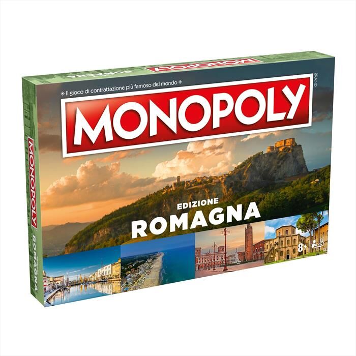 WINNING MOVES Monopoly I Borghi Più Belli D'italia Romagna-bianco